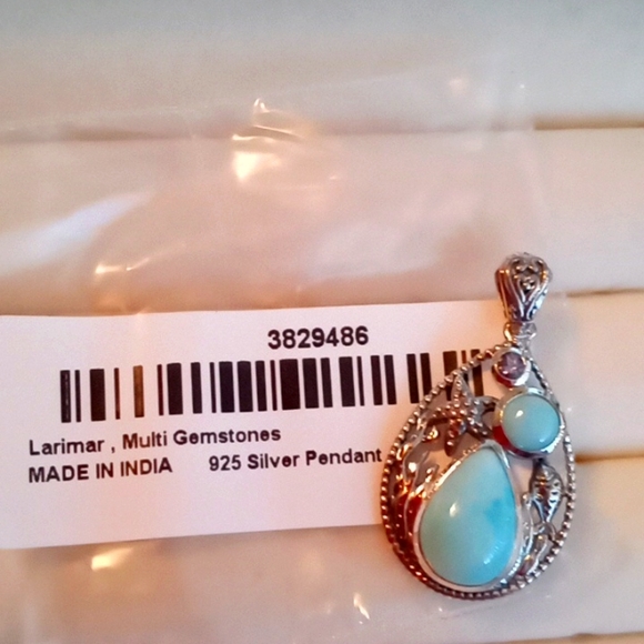 LARIMAR, CATALINA IOLITE SEALIFE PENDENT - Picture 6 of 8